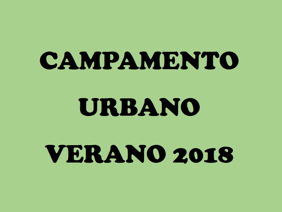 Campamento de verano 2018 (3-6 años)